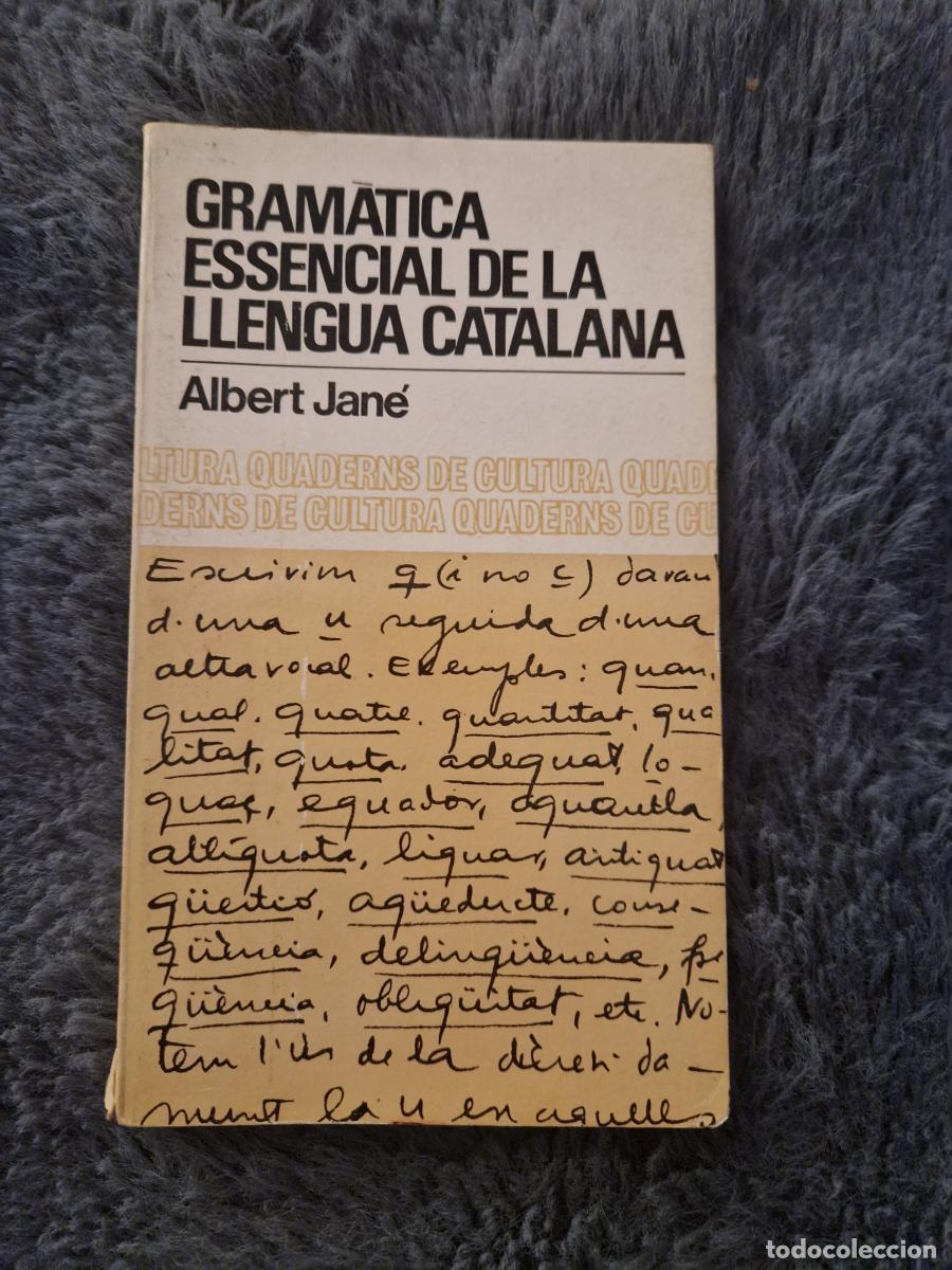 Libros: Gram&agrave;tica essencial de la llengua catalana - Albert Jan&eacute; - Foto 1