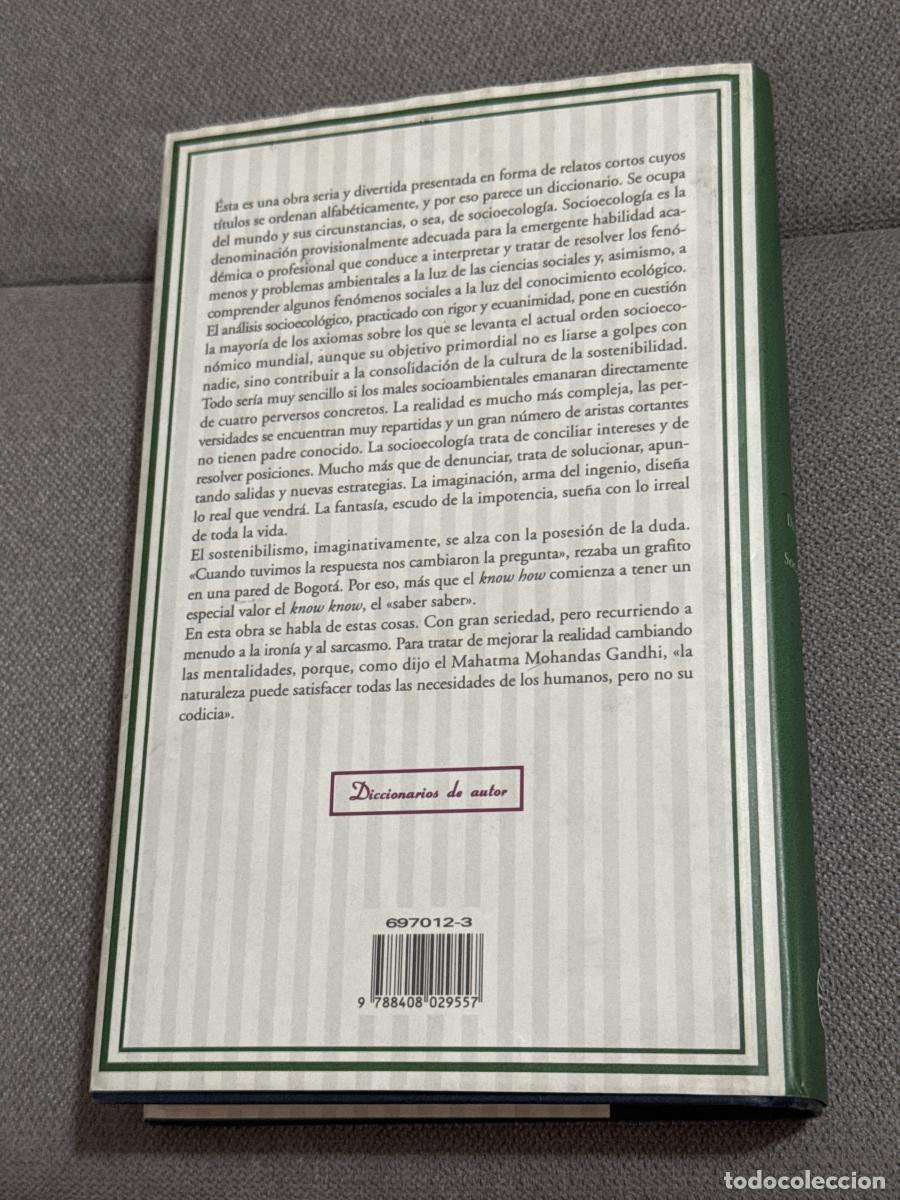 Libros: Diccionario de Socioecolog&iacute;a - Ramon Folch - Foto 2