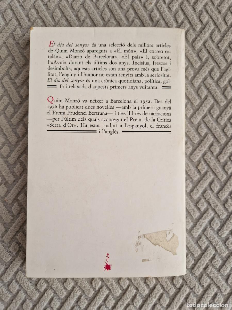 Libros: El dia del senyor - Quim Monz&oacute; - Foto 1
