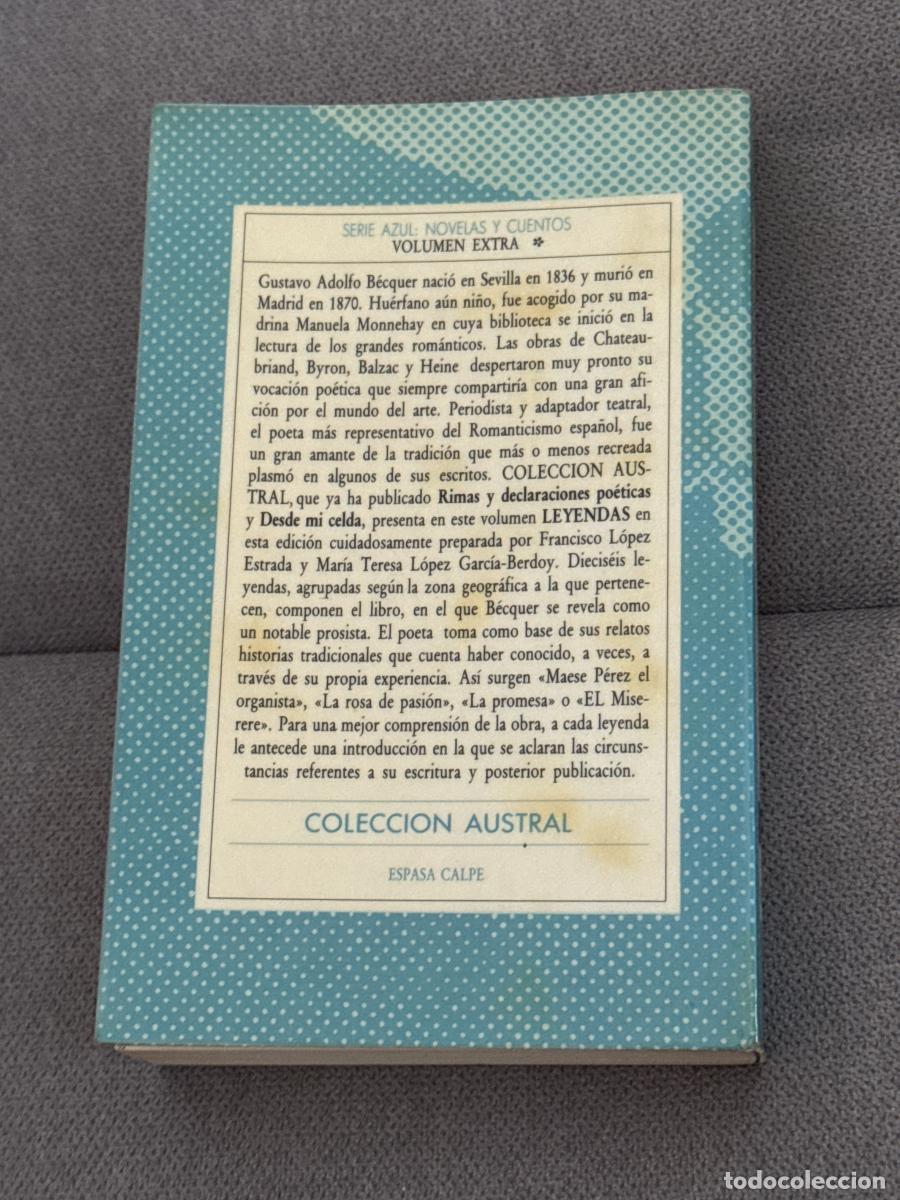 Libros: Leyendas - B&eacute;cquer, Gustavo Adolfo - Foto 2