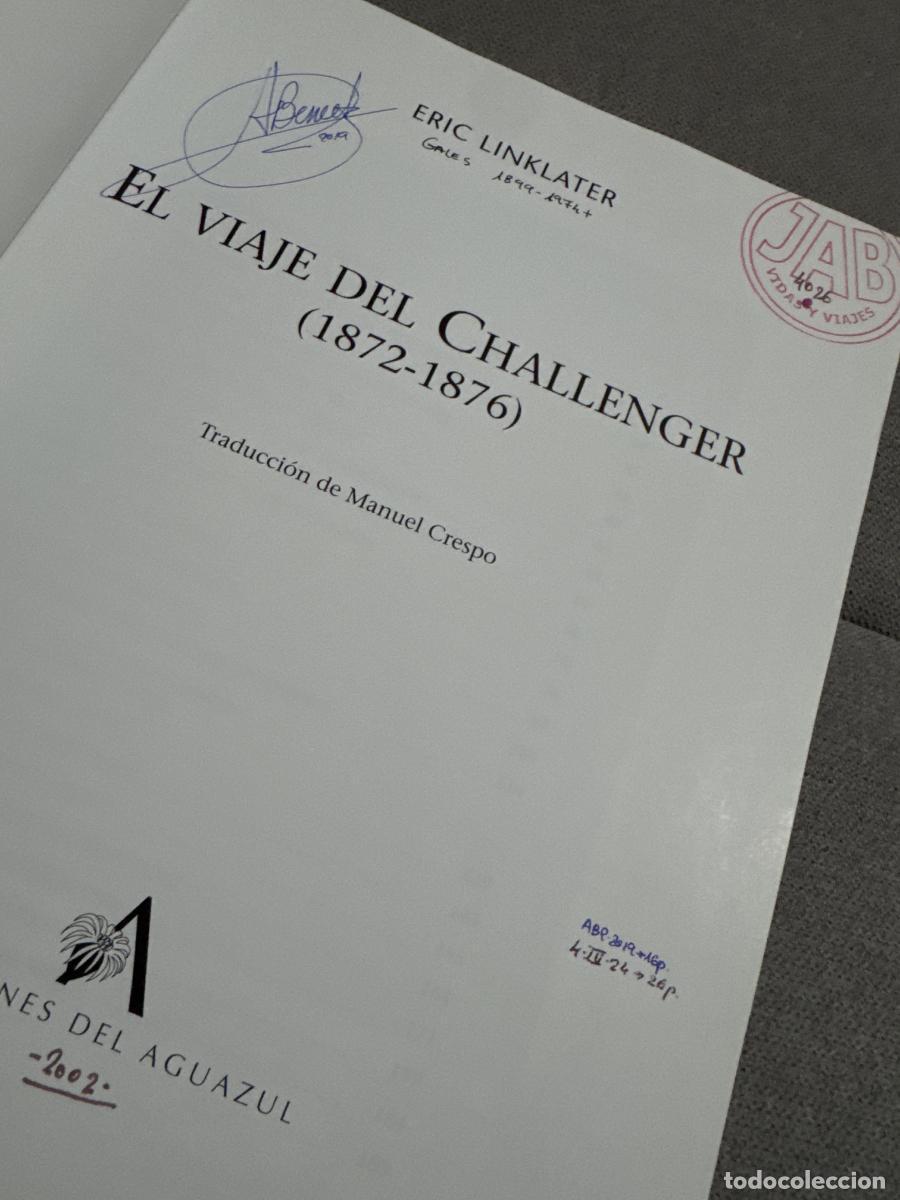 Libros: El viaje del Challenger - Linklater, Eric - Foto 3