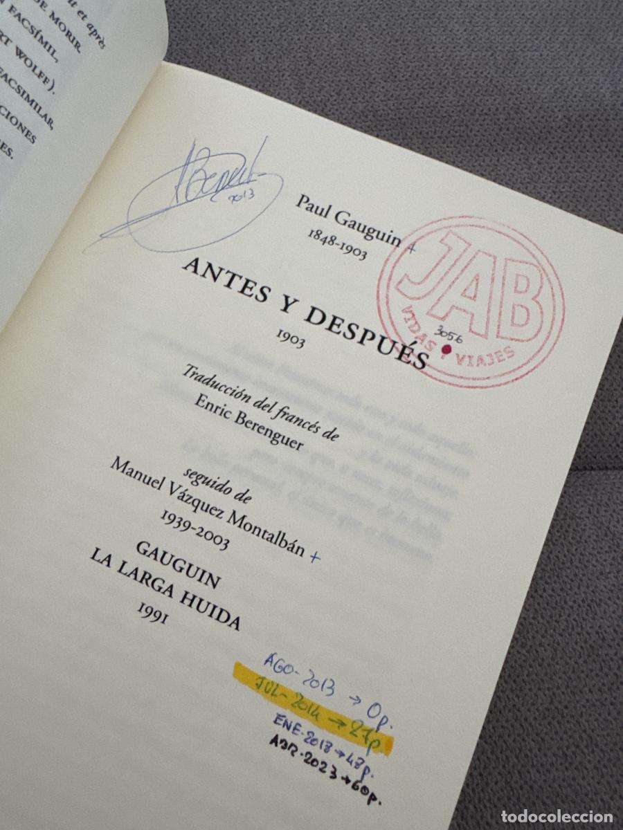Libros: Antes y despu&eacute;s - Gauguin, Paul - Foto 5