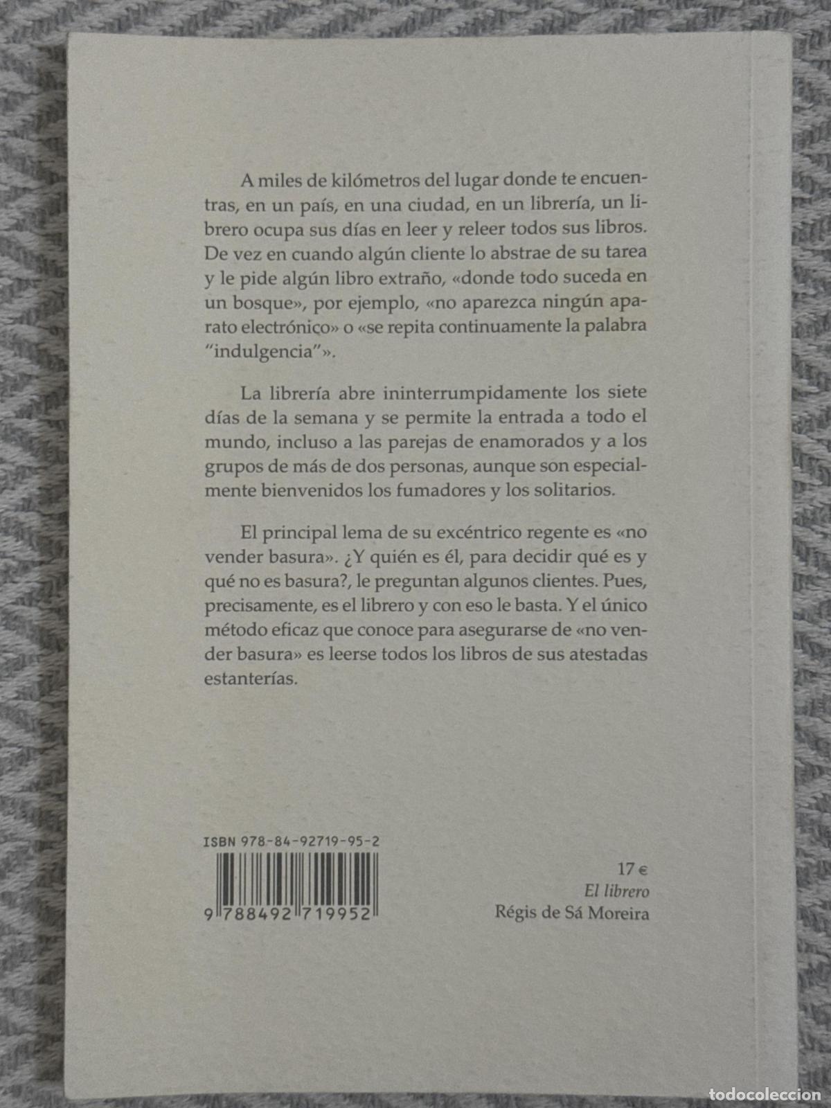 Libros: El librero - R&eacute;gis de S&aacute; Moreira - Foto 2
