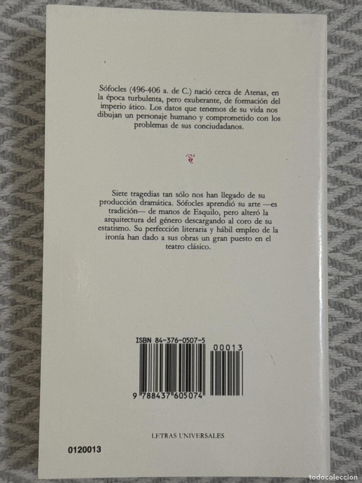 Libros: Tragedias completas - S&oacute;focles - Foto 2