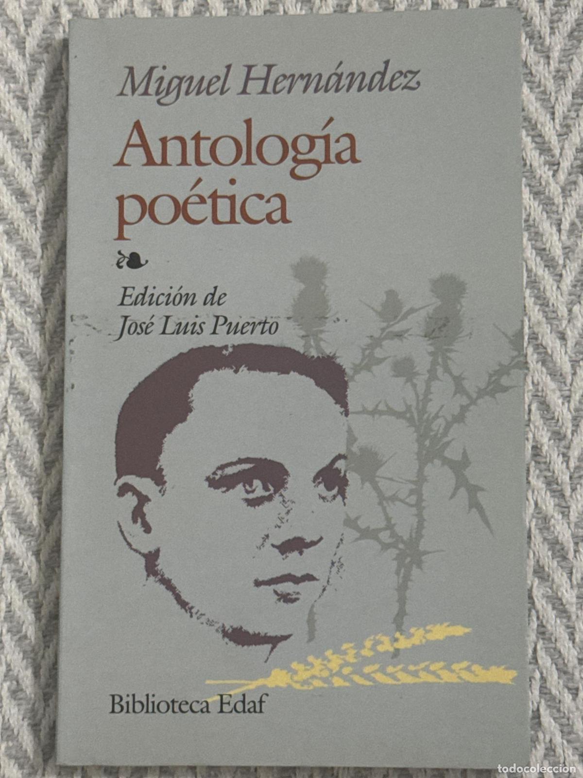 Libros: Antolog&iacute;a po&eacute;tica - Hern&aacute;ndez, Miguel