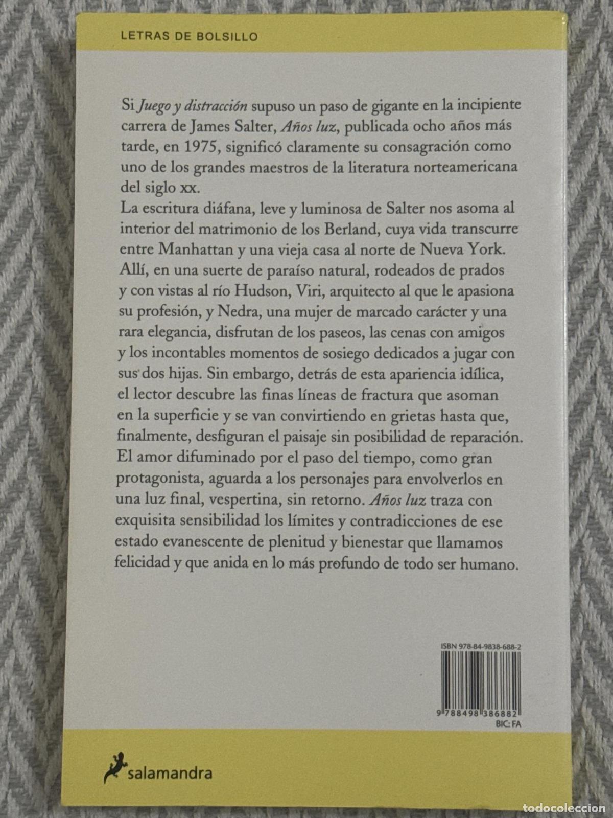 Libros: A&ntilde;os luz - Salter, James - Foto 2
