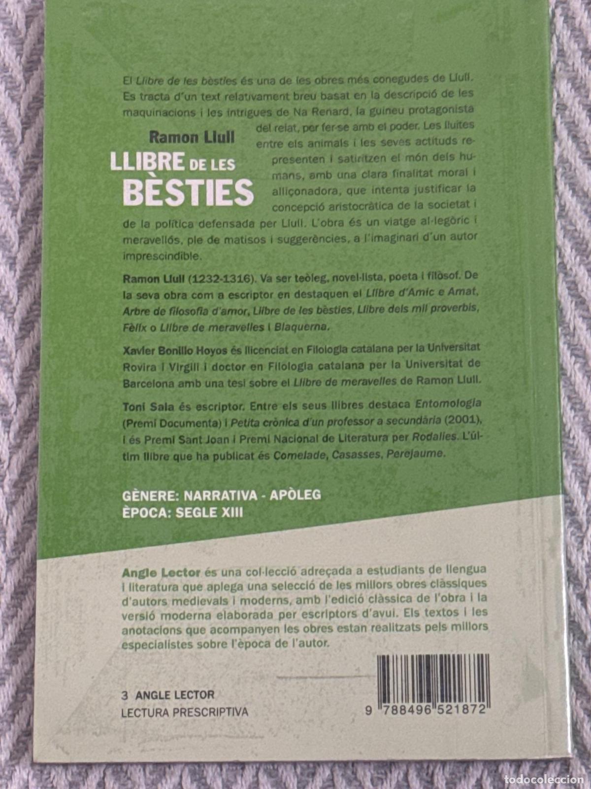 Libros: Llibre de les b&egrave;sties - Llull, Ramon - Foto 2