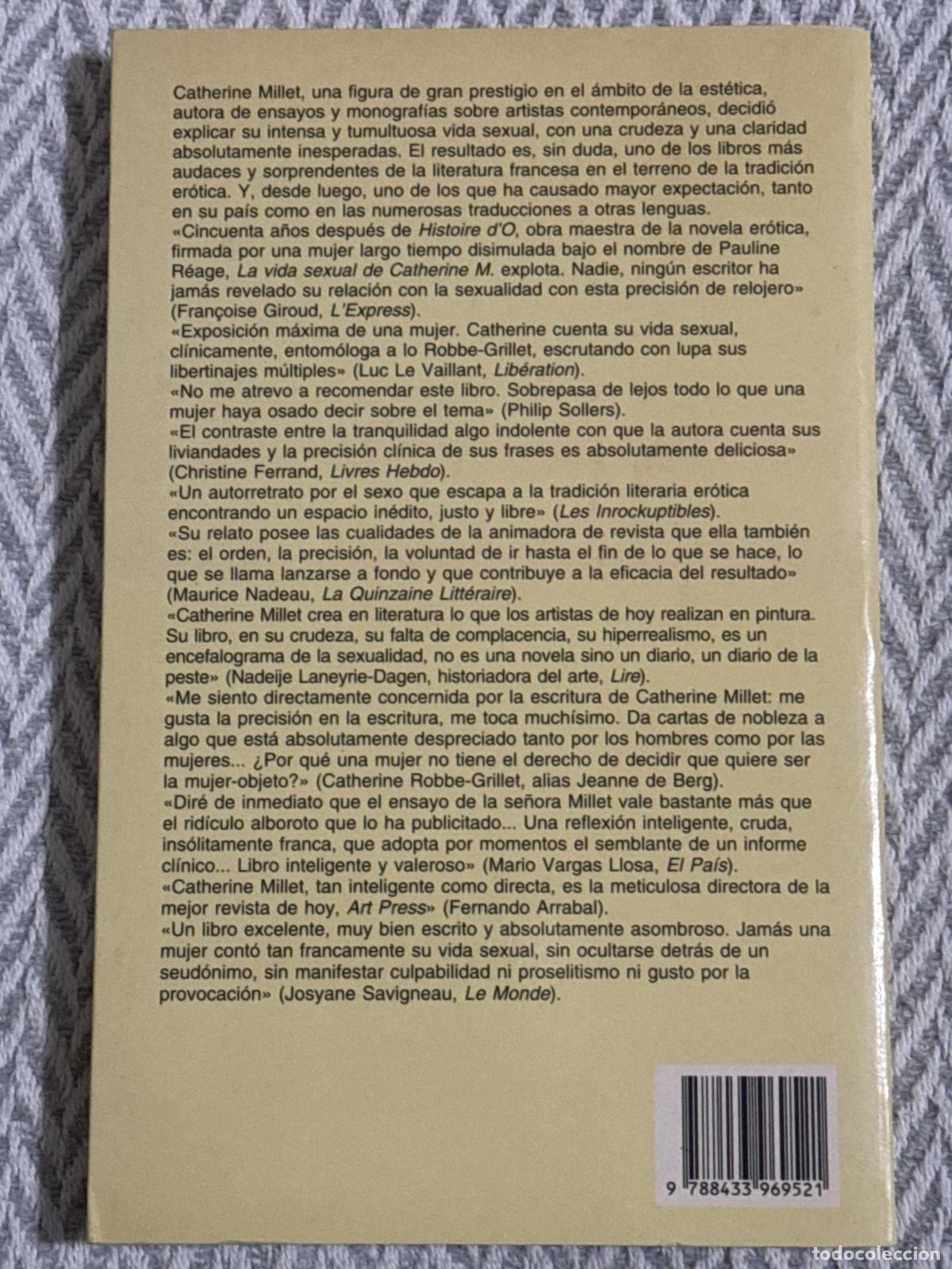 Libros: La vida sexual de Catherine M. - Millet, Catherine - Foto 2
