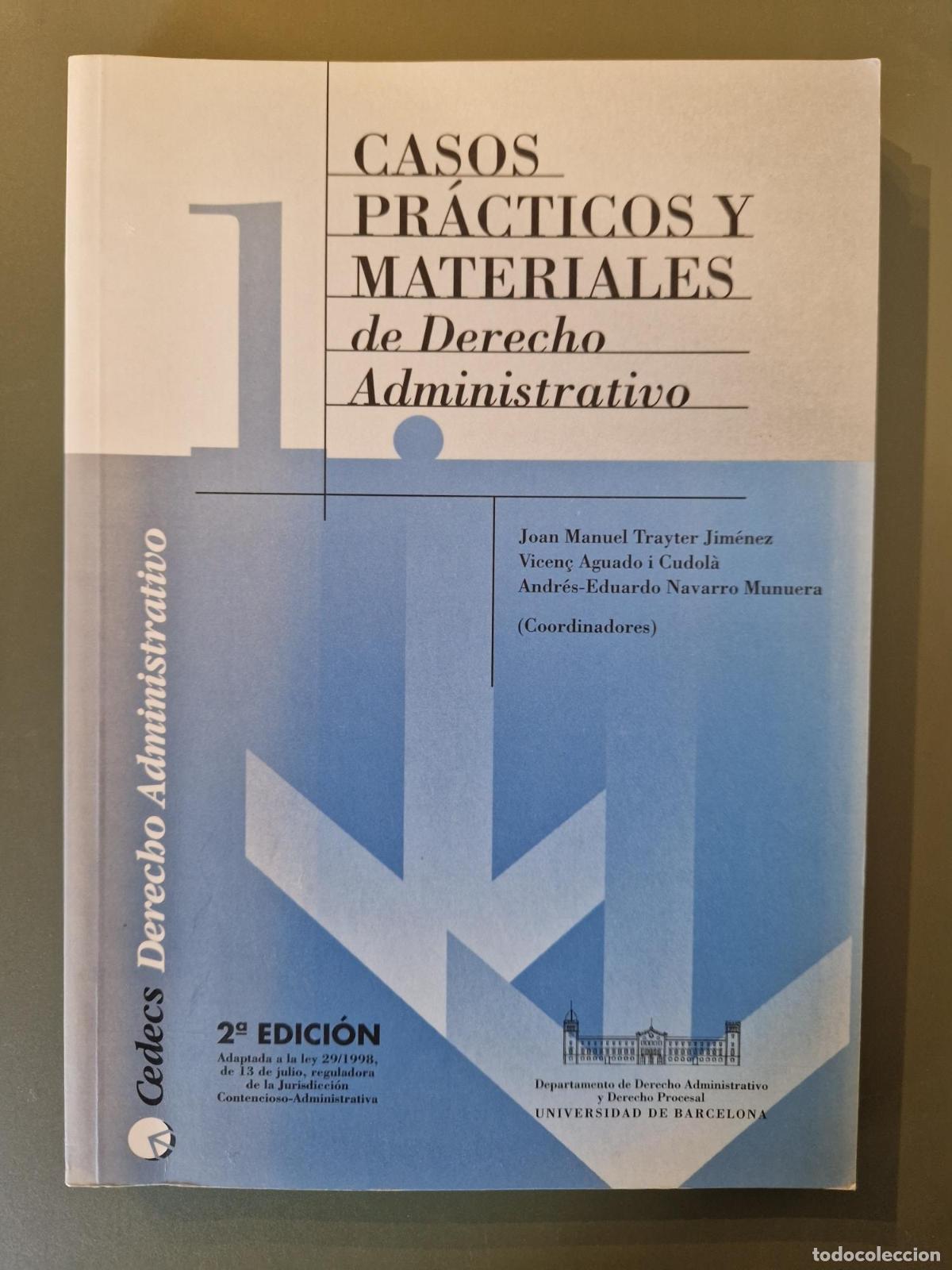Libros: Casos pr&aacute;cticos y materiales de Derecho Administrativo - VARIOS - Foto 1