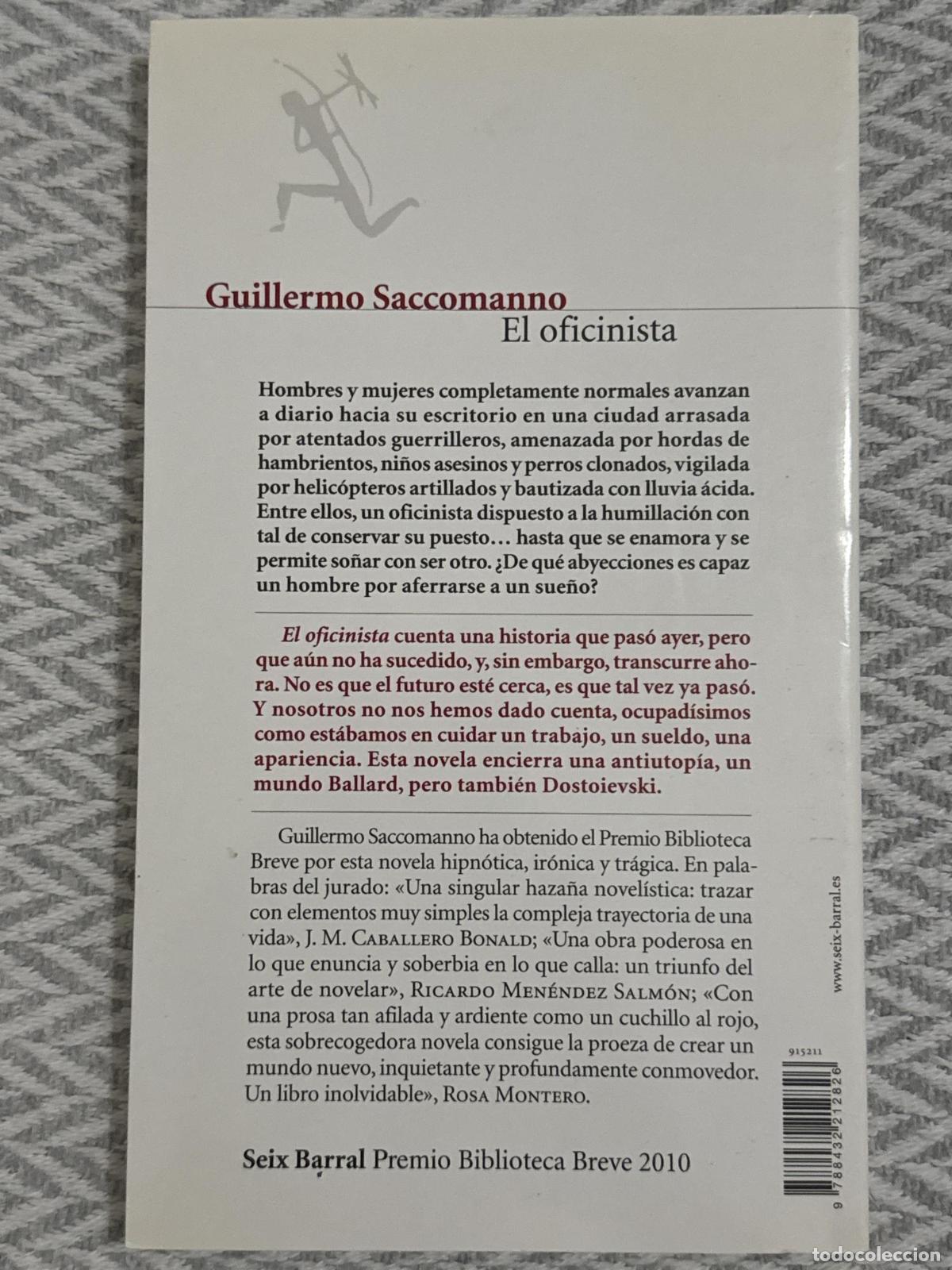 Libros: El oficinista - Saccomanno, Guillermo - Foto 2