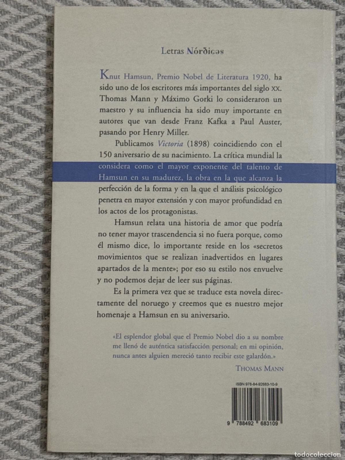 Libros: Victoria - Hamsun, Knut - Foto 2
