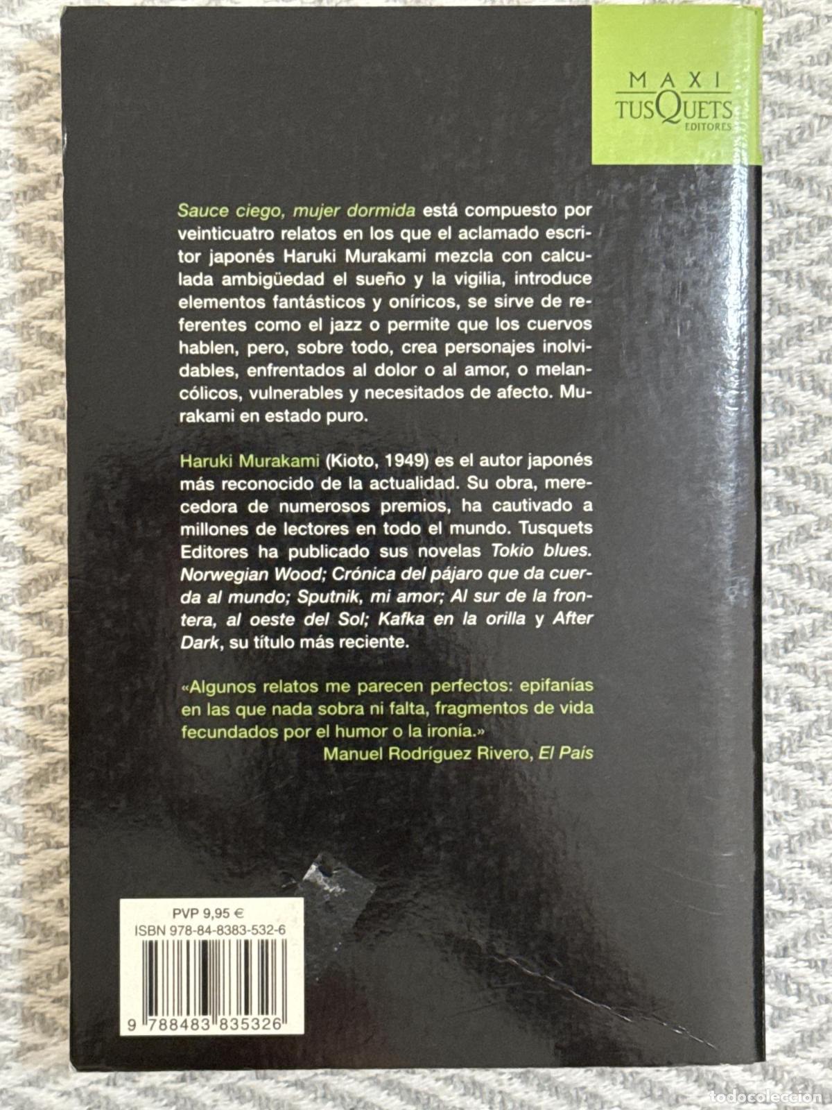 Libros: Sauce ciego, mujer dormida - Murakami, Haruki - Foto 2