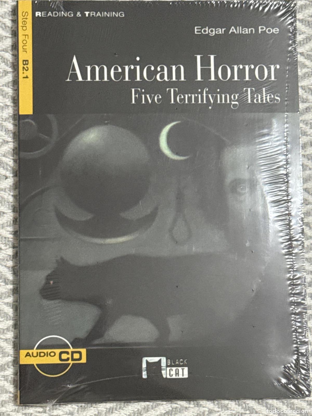 Libros: American horror. Five terrifying tales. B2.1. Incluye CD - Allan Poe, Edgar