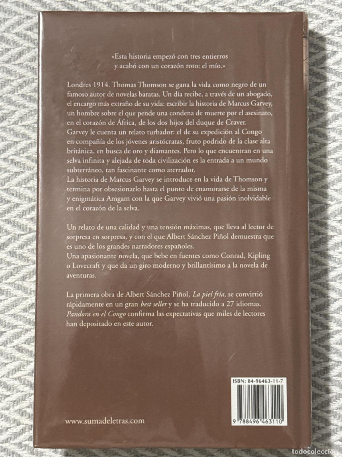 Libros: Pandora en el Congo - Albert S&aacute;nchez Pi&ntilde;ol - Foto 2