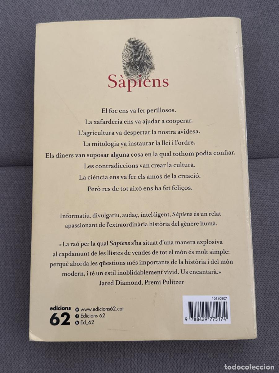 Libros: S&agrave;piens (edici&oacute; r&uacute;stica) - Noah Harari, Yuval - Foto 2