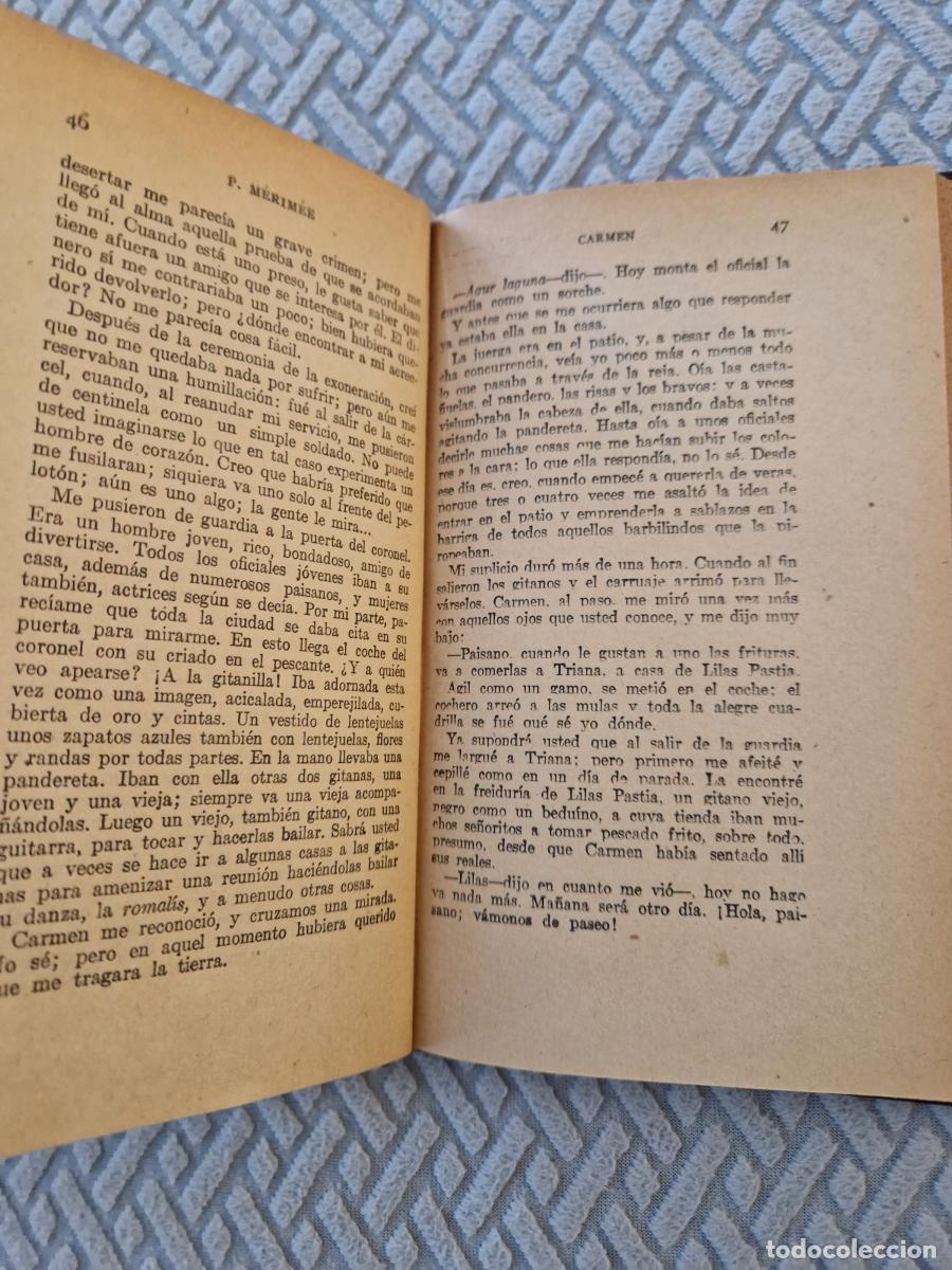 Libros: Carmen (M&eacute;rim&eacute;e) - M&eacute;rim&eacute;e - Foto 3