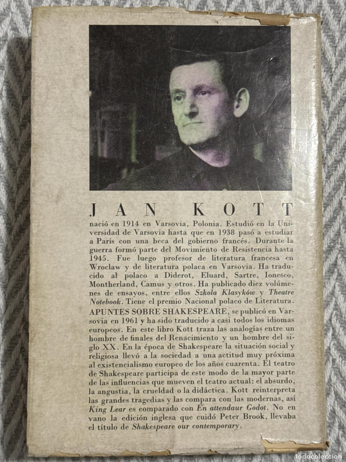 Libros: Apuntes sobre Shakespeare - Jan Kott - Foto 2