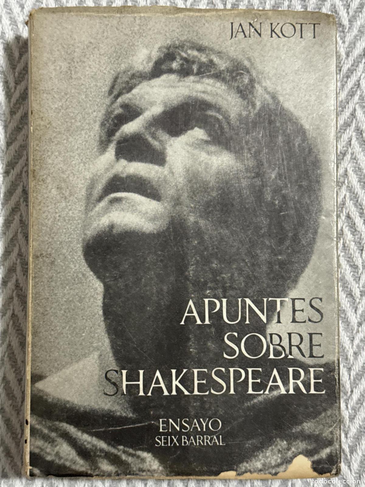 Libri di seconda mano: Apuntes sobre Shakespeare - Jan Kott
