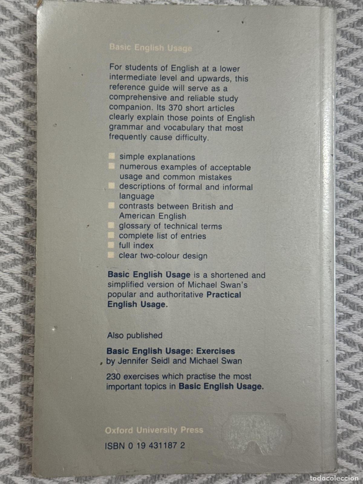 Libros: Basic English usage - Swan, Michael - Foto 2
