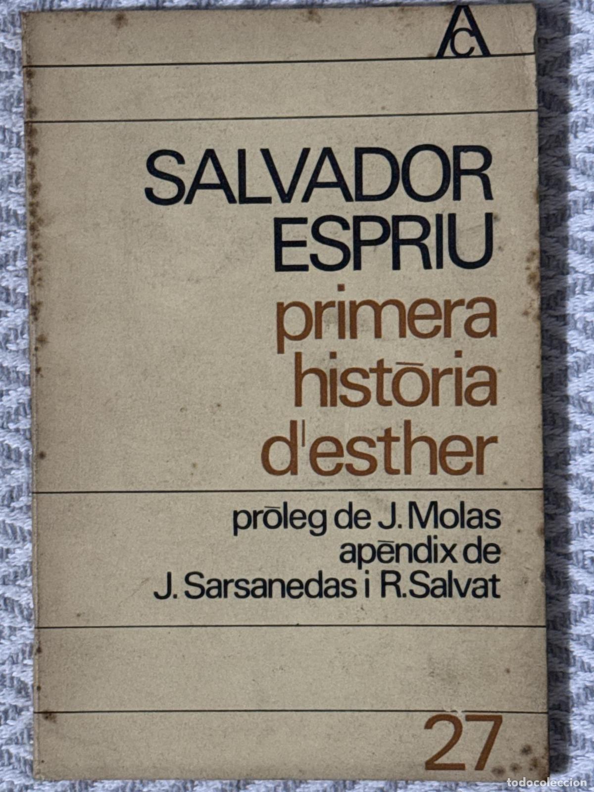 B&uuml;cher: Primera hist&ograve;ria d'Esther - Salvador Espriu