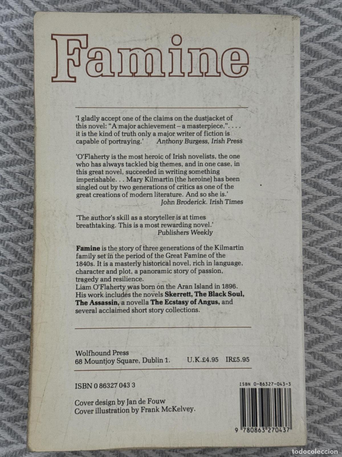 Libros: Famine - Liam OFlaherty - Foto 2