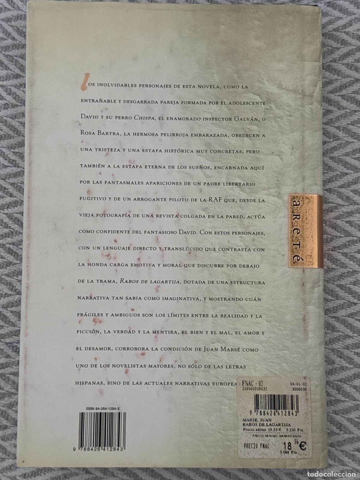 Libros: Rabos de lagartija - Juan Marse - Foto 2