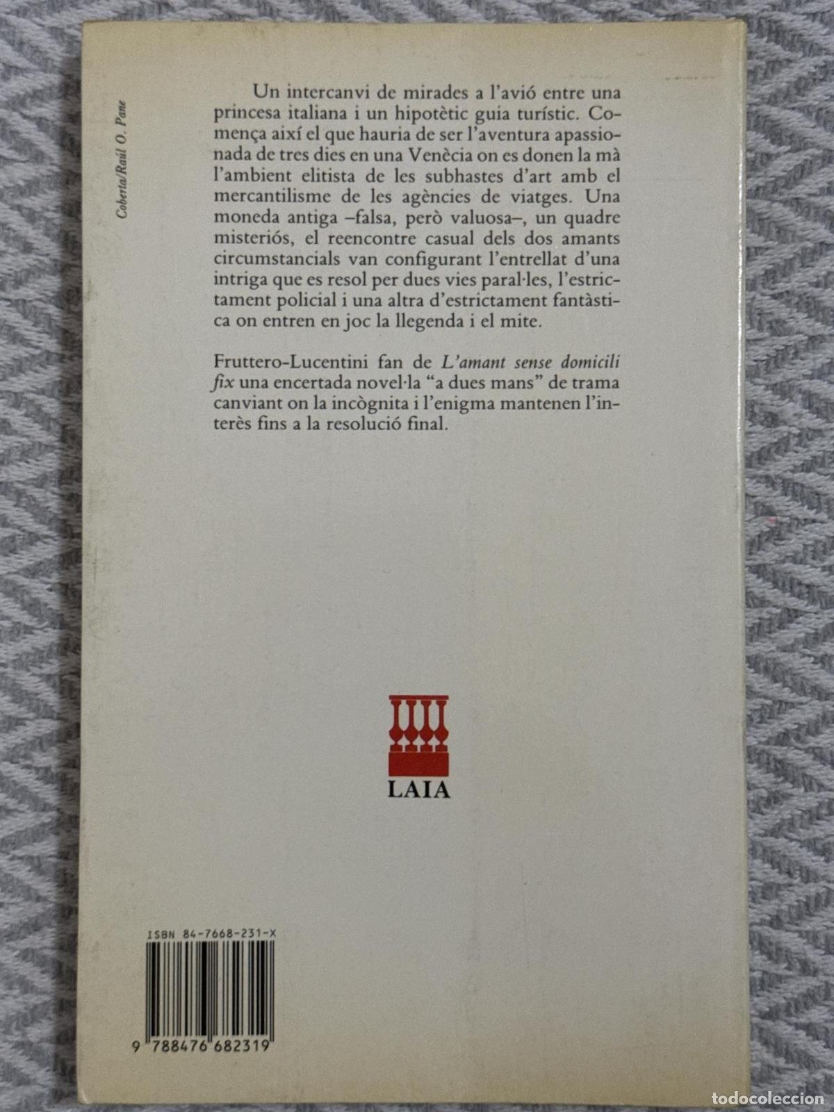 Libros: Lamant sense domicili fix - Carlo Fruttero / Franco Lucentini - Foto 2