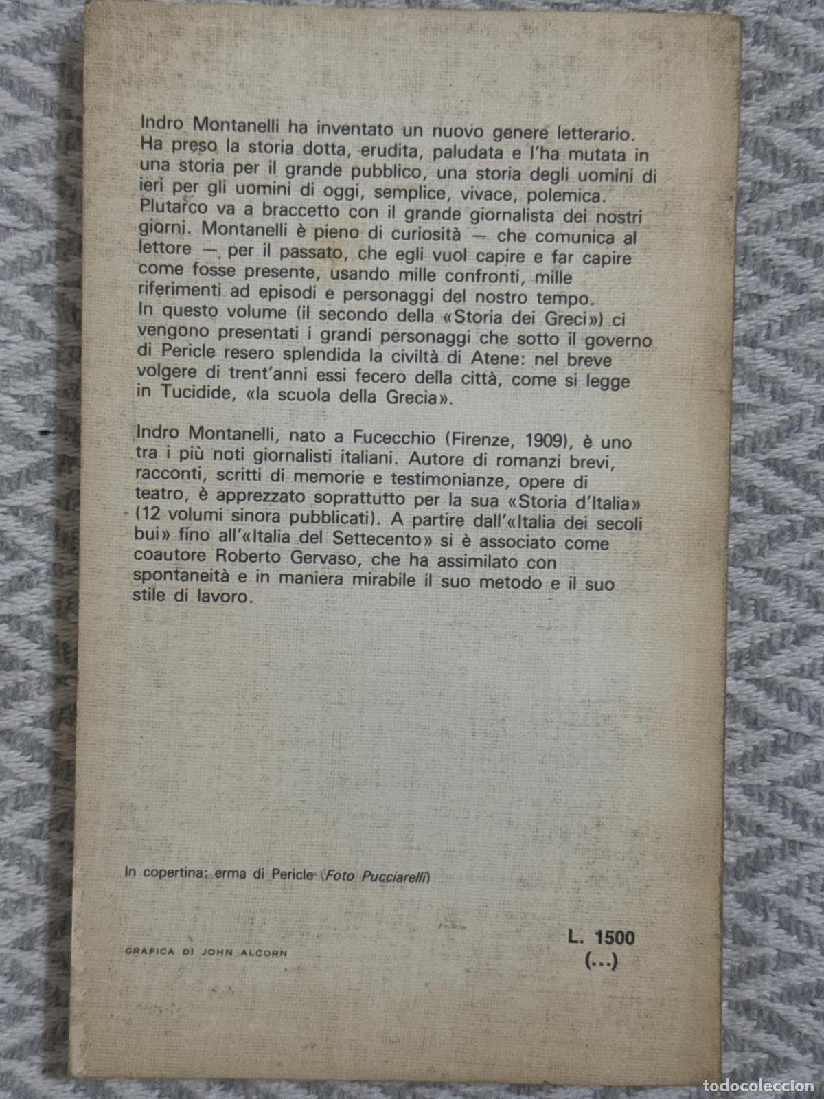 Libros: Storia dei Greci. Volume II - Indro Montanelli - Foto 2