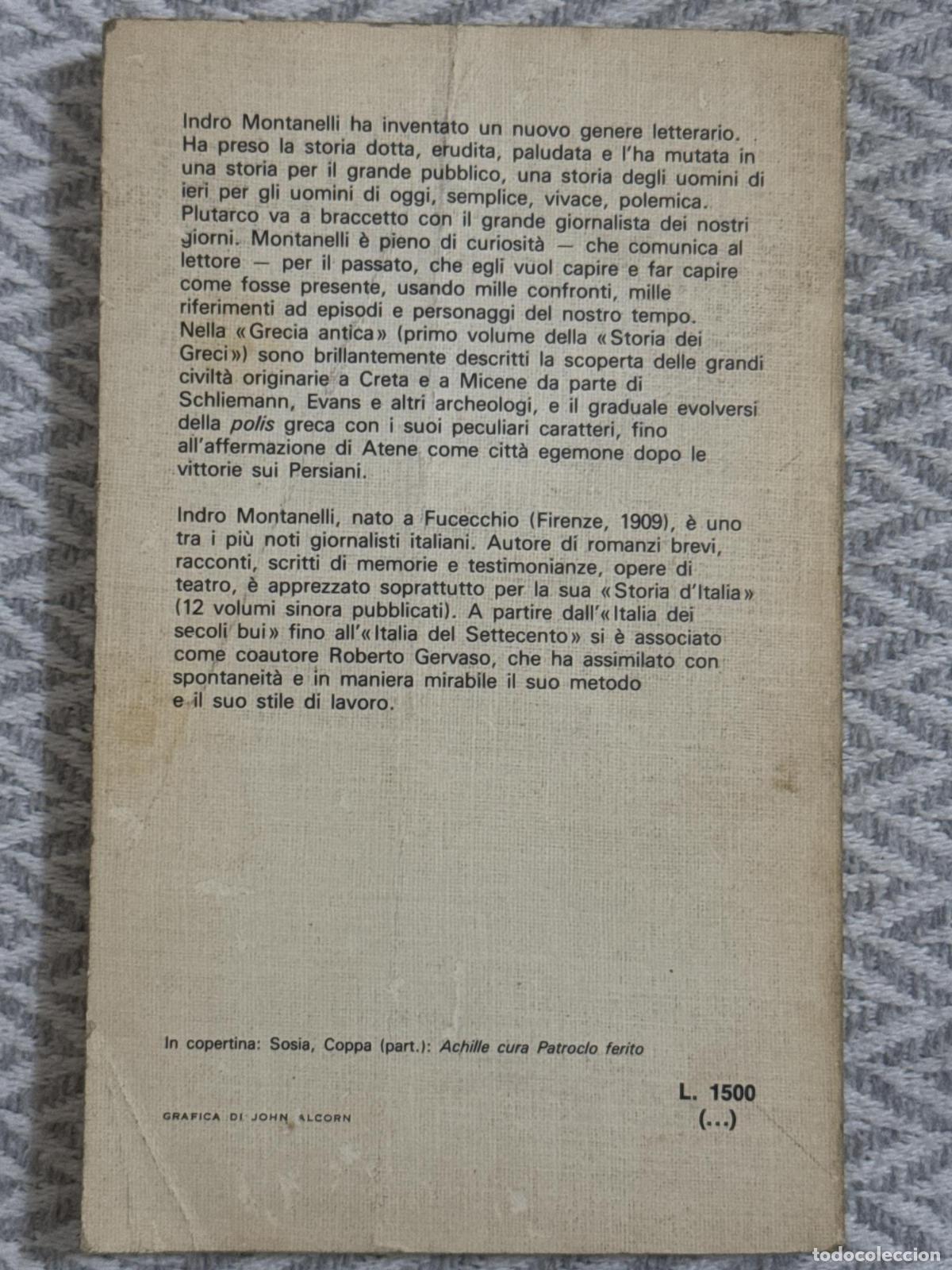 Libros: Storia dei Greci. Volume I - Indro Montanelli - Foto 2