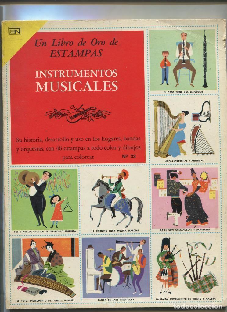 books: Album cromos: Un libro de oro de estampas. Instrumentos musicales - varios