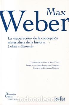 Libros: La superaci&oacute;n de la concepci&oacute;n materialista de la historia - Max Weber - Foto 1