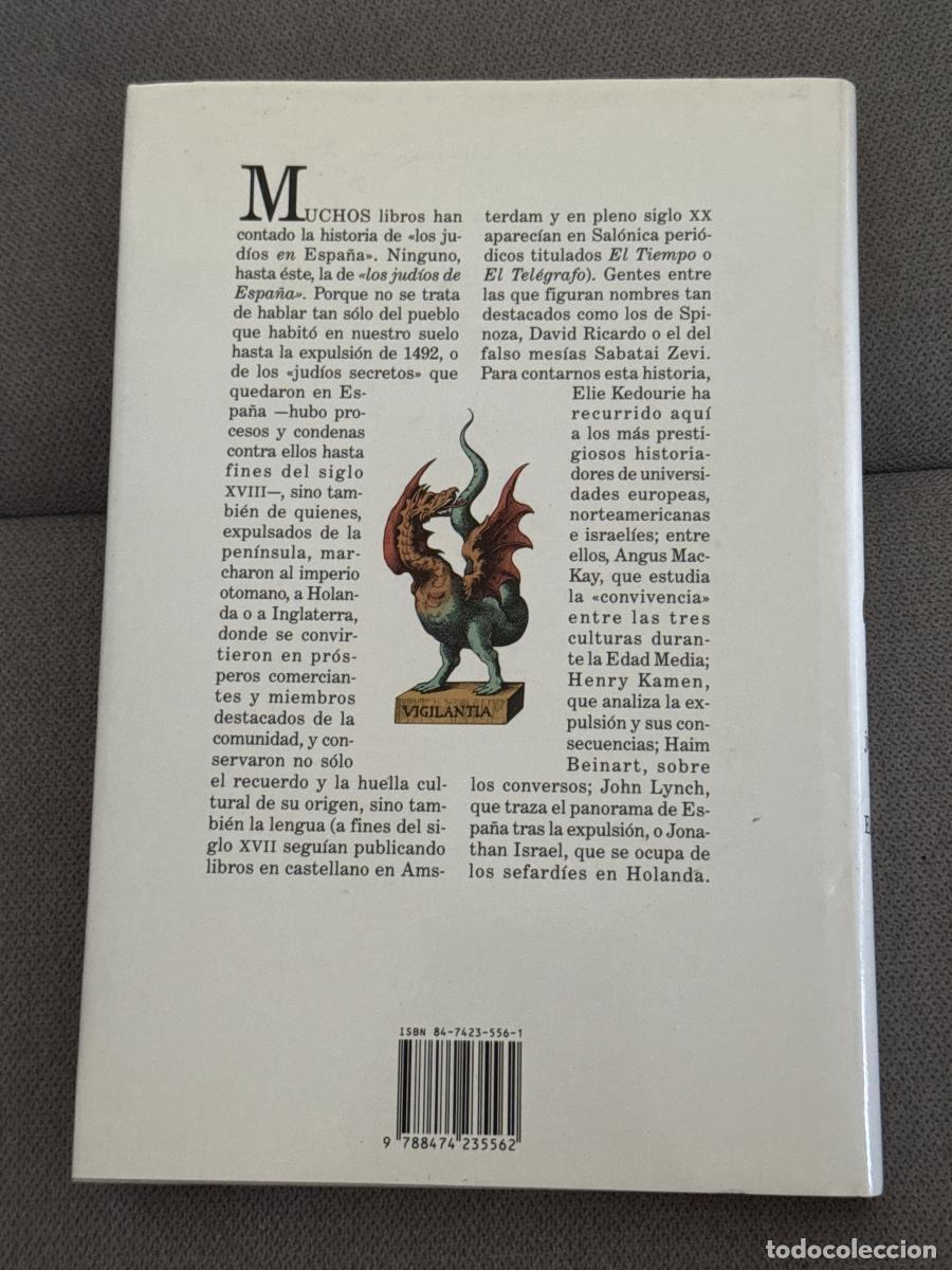 Libros: Los jud&iacute;os de Espa&ntilde;a - Elie Kedourie - Foto 2