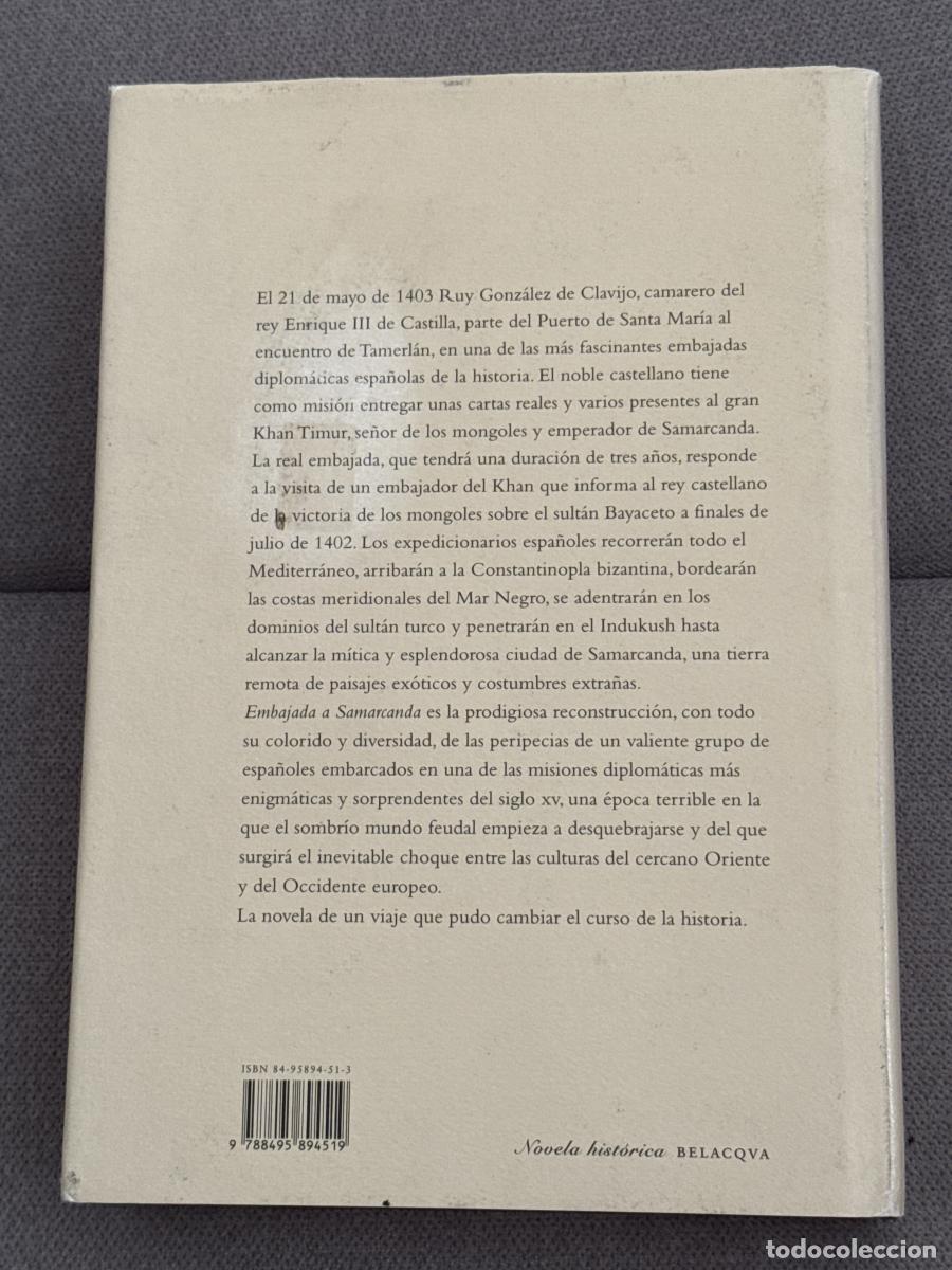 Libros: Embajada a Samarcanda - Fernando Mart&iacute;nez La&iacute;nez - Foto 2