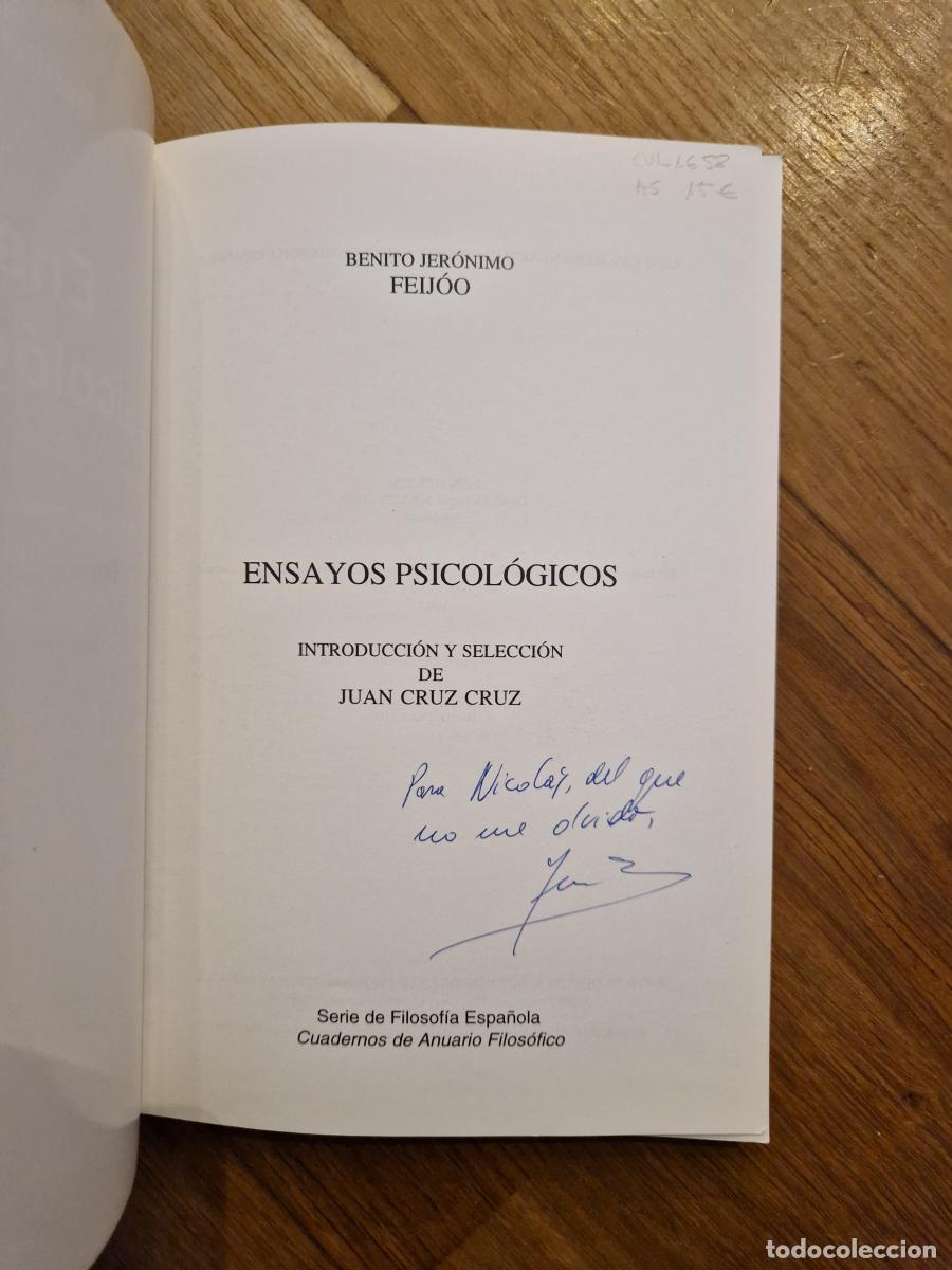 Libros: Ensayos psicol&oacute;gicos - Benito Jer&oacute;nimo Feij&oacute;o - Foto 3