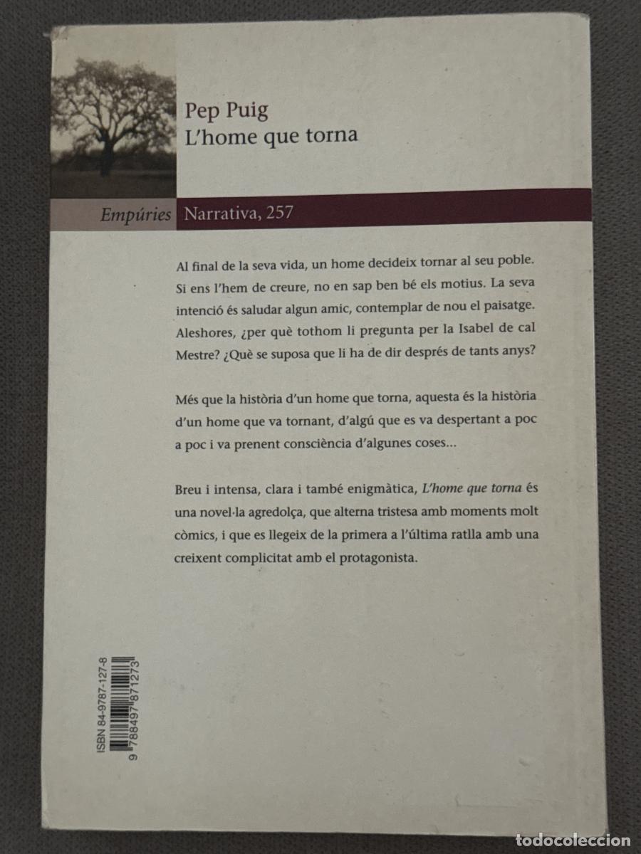 Libros: Lhome que torna - Pep Puig - Foto 2