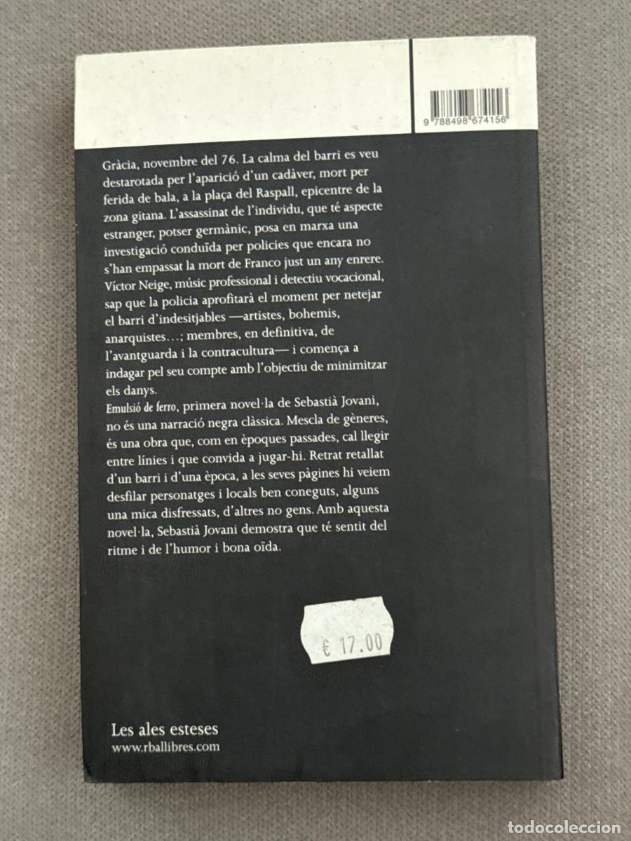 Libros: Emulsi&oacute; de ferro - Sebasti&agrave; Jovani - Foto 2