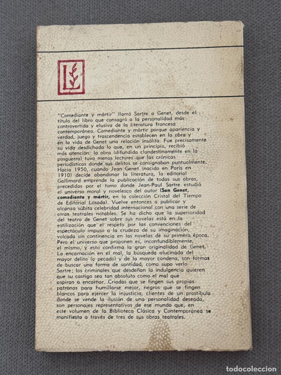 Libros: El balc&oacute;n. Severa vigilancia. Las sirvientas. - Jean Genet - Foto 3