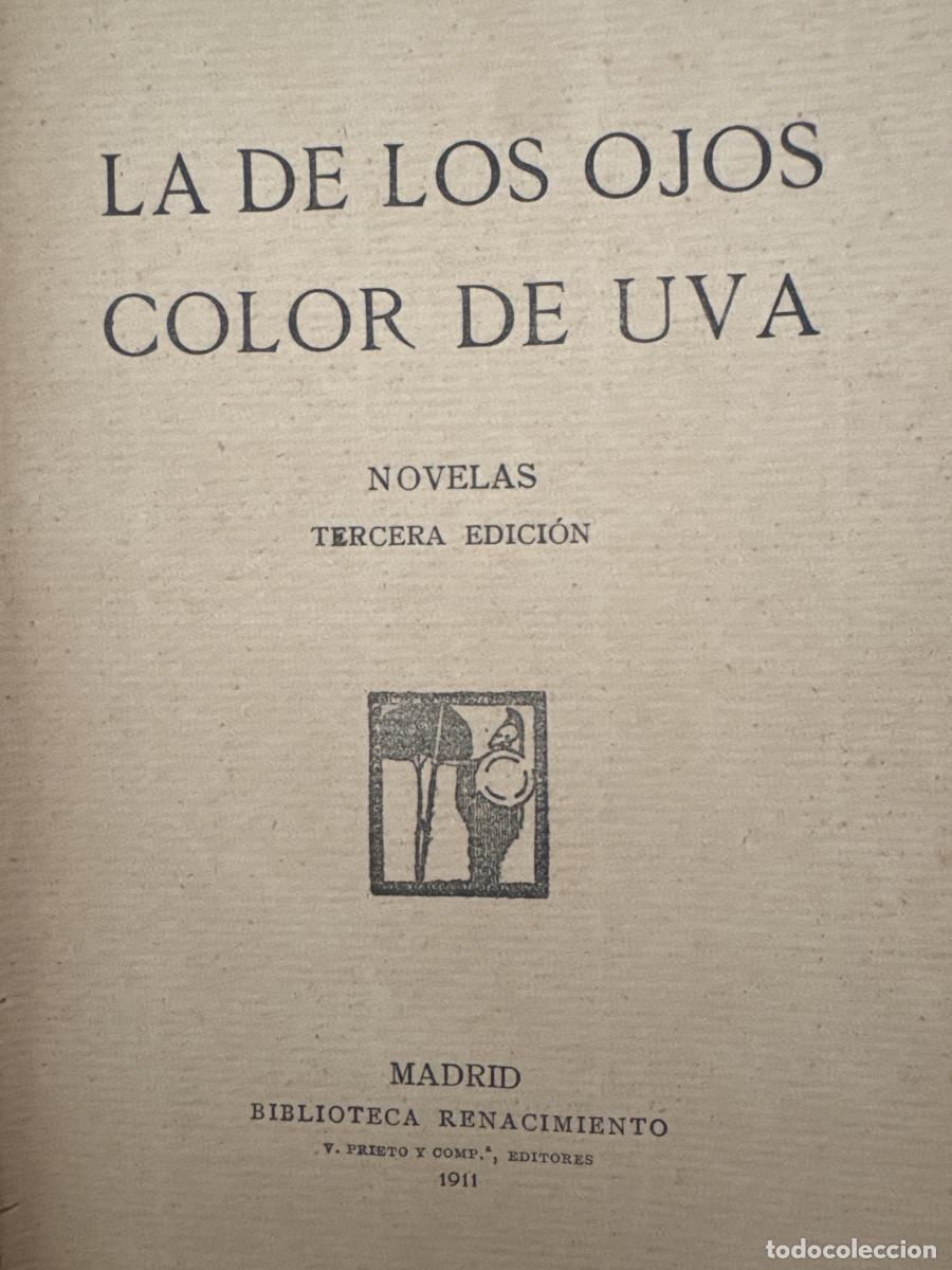 Libros: La de los ojos color de uva - F. Trigo - Foto 5