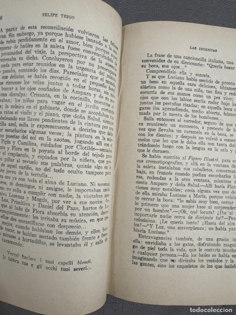 Libros: Las ingenuas - Felipe Trigo - Foto 4