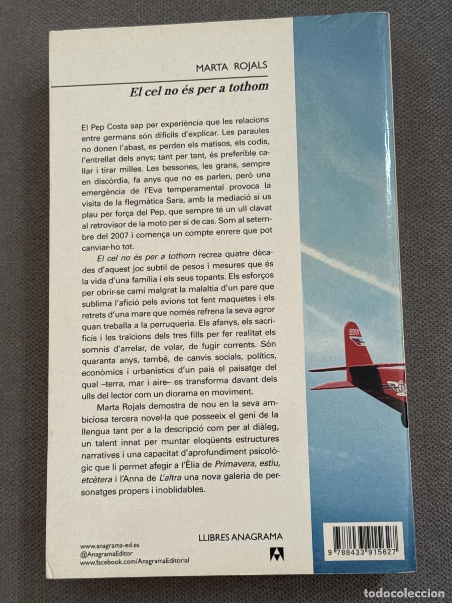 Libros: El cel no &eacute;s per a tothom - Rojals, Marta - Foto 3