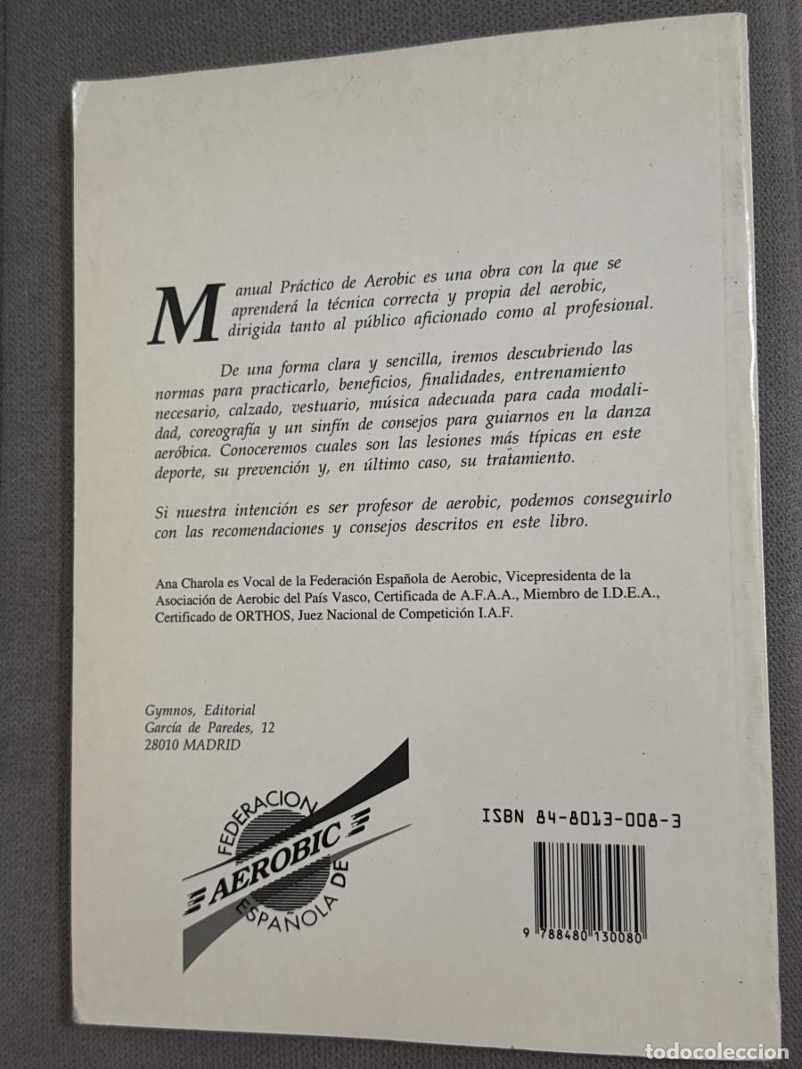 Libros: Manual pr&aacute;ctico de aerobic - Ana Charola De Las Rovas - Foto 2