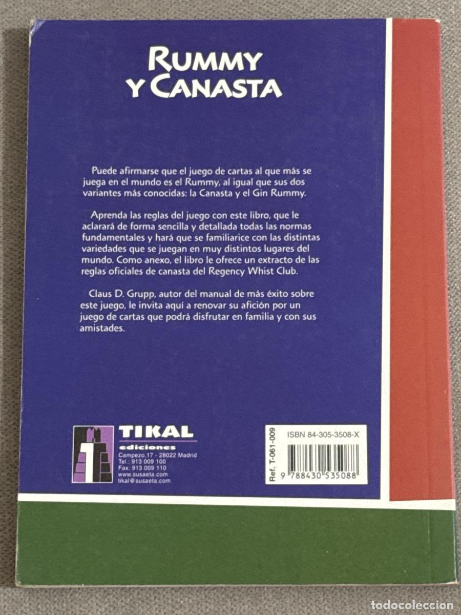 Libros: Rummy y Canasta - Grupp, Claus D - Foto 3