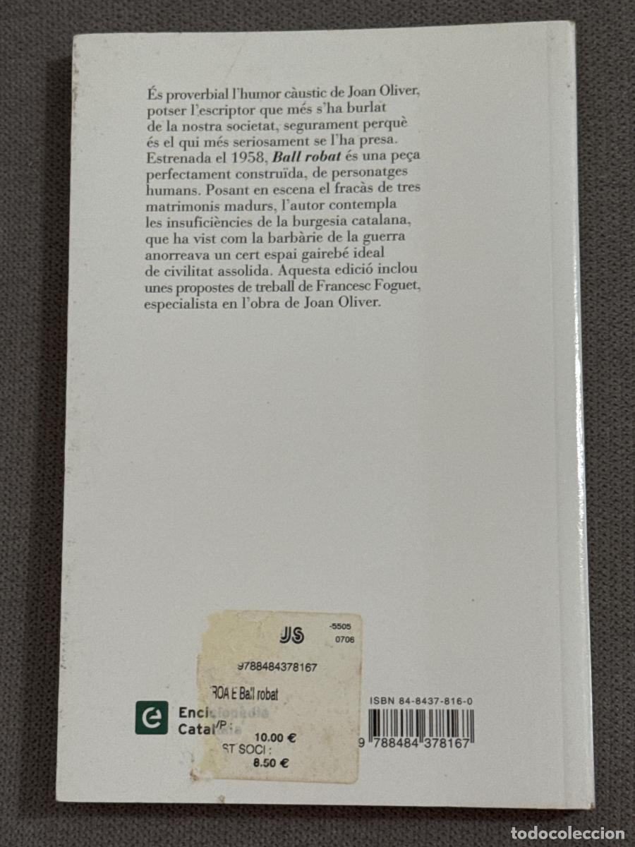 Libros: Ball robat - Oliver, Joan - Foto 2