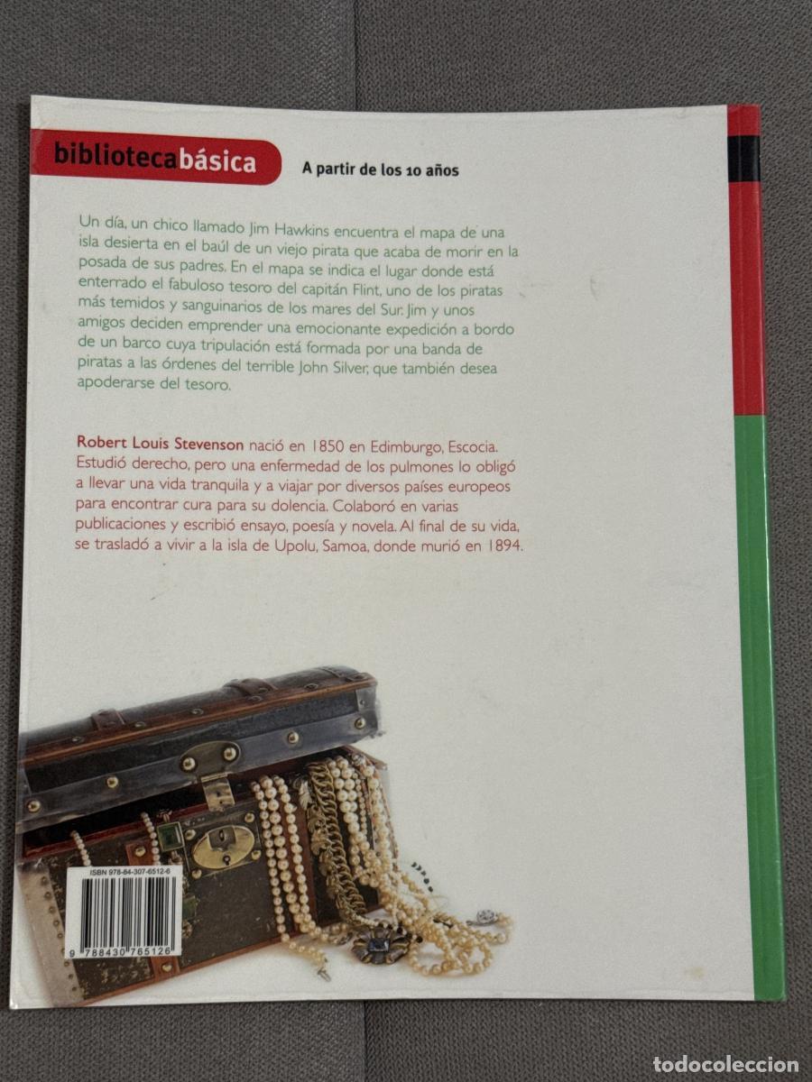 Libros: Biblioteca B&aacute;sica 010 - La isla del tesoro - Robert L. Stevenson - Foto 2