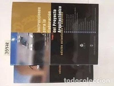 books: Instrucciones para la elaboraci&oacute;n del proyecto arquitect&oacute;nico- 9788493139421