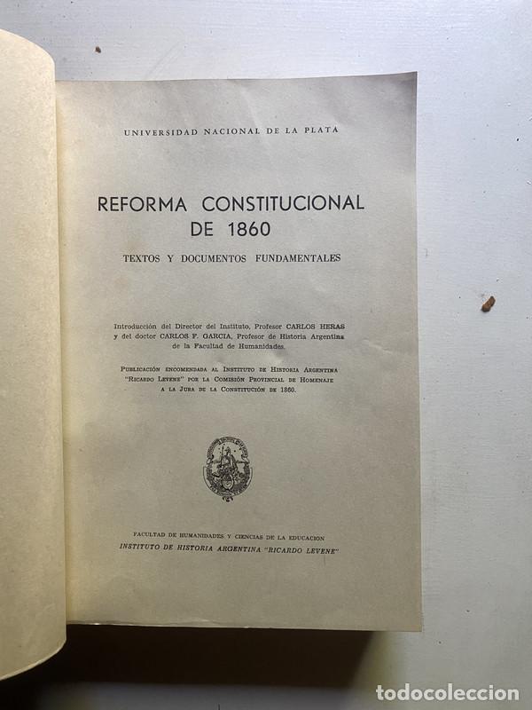Libros: Reforma constitucional de 1860 - a