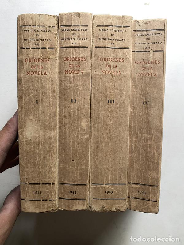 Libros: Origenes de la novela - Menendez Pelayo - Foto 1