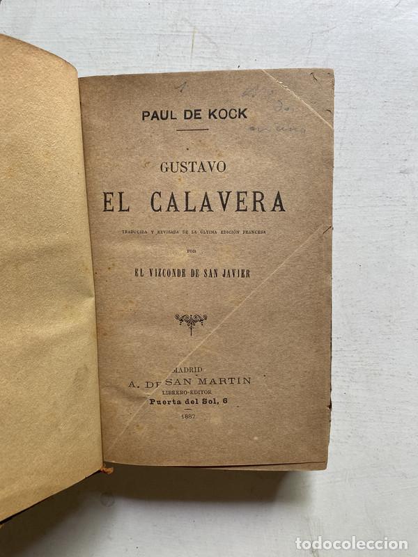 Libros: Gustavo el calavera - De Kock Paul - Foto 2