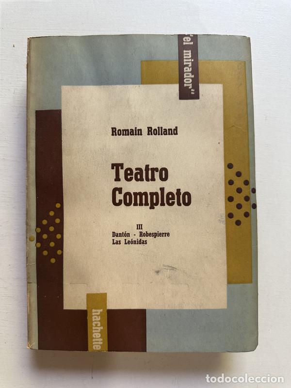 Libros: Teatro completo - Rolland Romain - Foto 1
