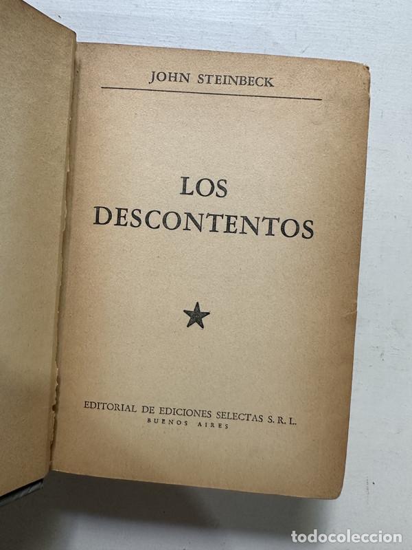 Libros: Los descontentos - Steinbeck John - Foto 1